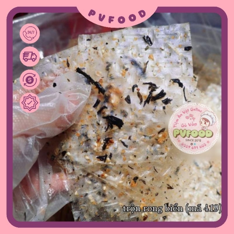 Bánh Tráng Trộn Rong Biển