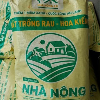 Đất sạch đất trồng rau - Hoa kiểng giàu dinh dưỡng bao 50dm