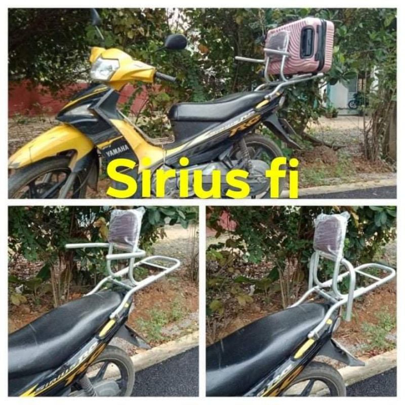 baga phượt lắp phía sau xe Sirius fi