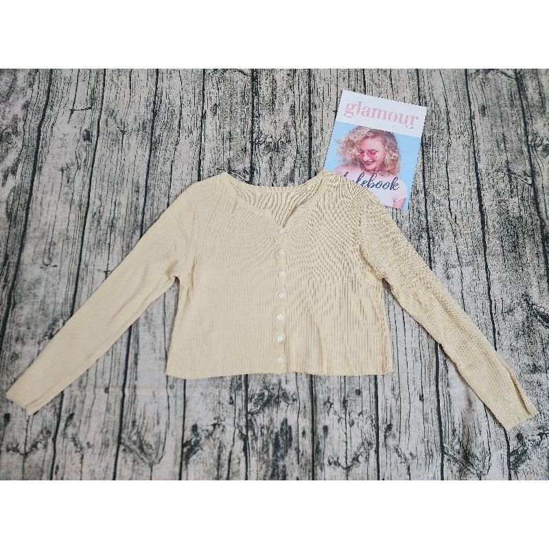 ÁO LEN CARDIGAN DÁNG NGẮN