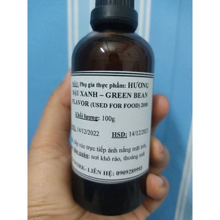 Hương đậu xanh tươi_green bean flavor tan trong dầu