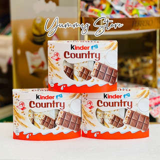 Socola nhân ngũ cốc kinder country hộp 221g