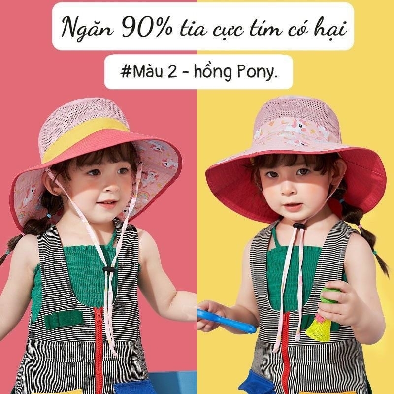 mũ 2 mặt cho bé trai và gái
