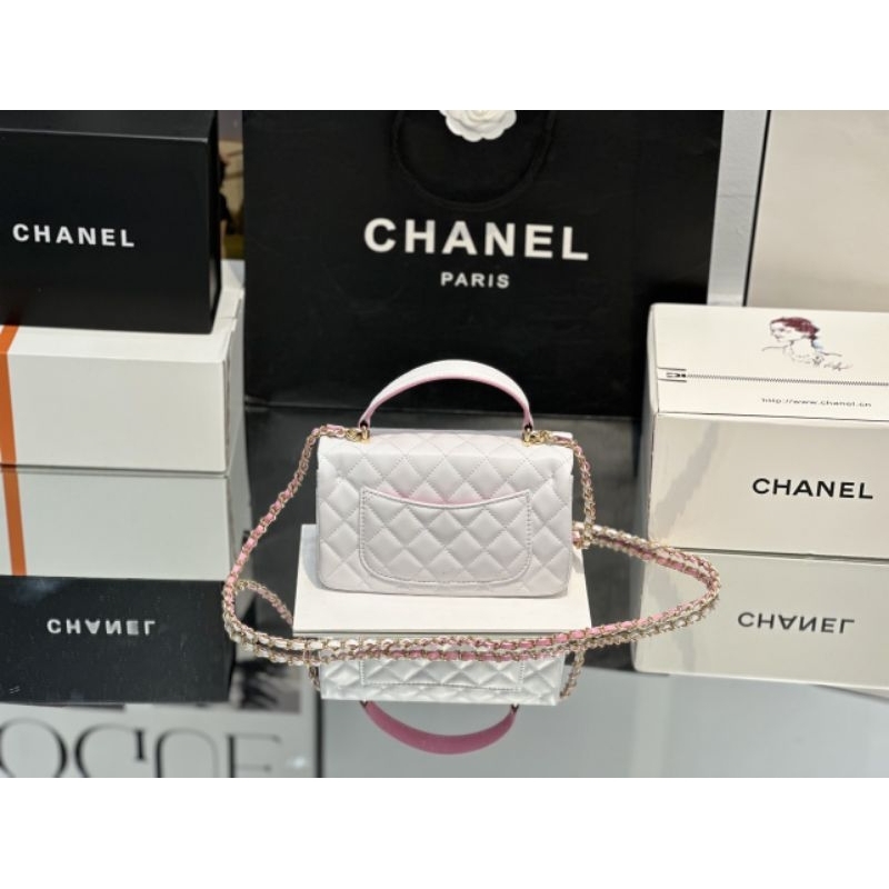 Túi xách nữ C.N mini mix màu phiên bản mới xinh dã man (hồng, trắng ,đen)sz20cm da mịn fullbox vip nam châm