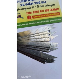 Hộp 10 lưỡi dao 30 độ thép tốt sk5