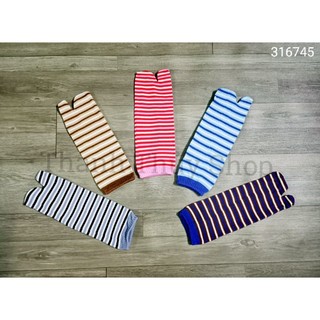 4 đôi Vớ nữ kẻ sọc xỏ ngón