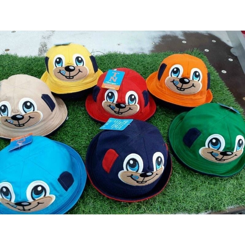 Mũ / Nón Kèm Khăn Voan Che Nắng, Chắn Gió Bụi Có Dây Cho Bé 0-24 Tháng  / Loại Đẹp