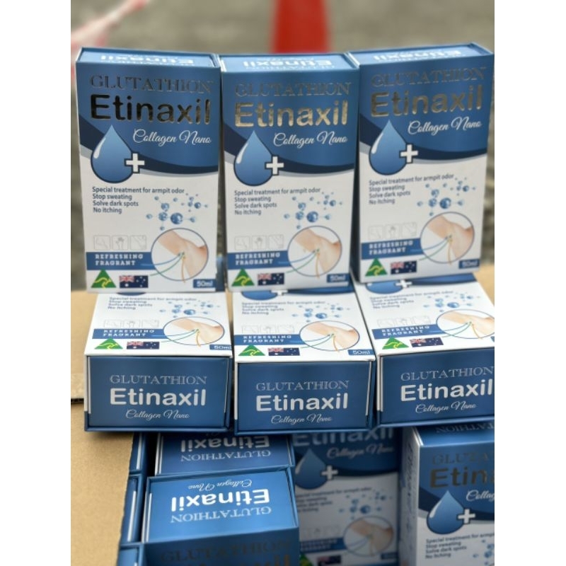 Lăn Nách Glutathion Etinaxil  ,Lăn Nách Ngăn Mồ Hôi Giảm Thâm Sáng Mịn Da Dưới Cánh Tay 50g , tặng kèm khẩu trang