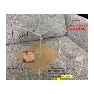 Hộp đựng mica acrylic 20cm