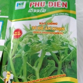 [MUA 5 TẶNG 1] Hạt giống Bí ăn ngọn siêu mập (gói 20g)