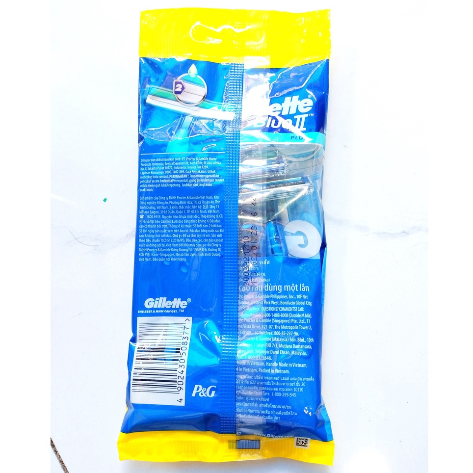 Dao cạo râu Gillette Blue 5+1