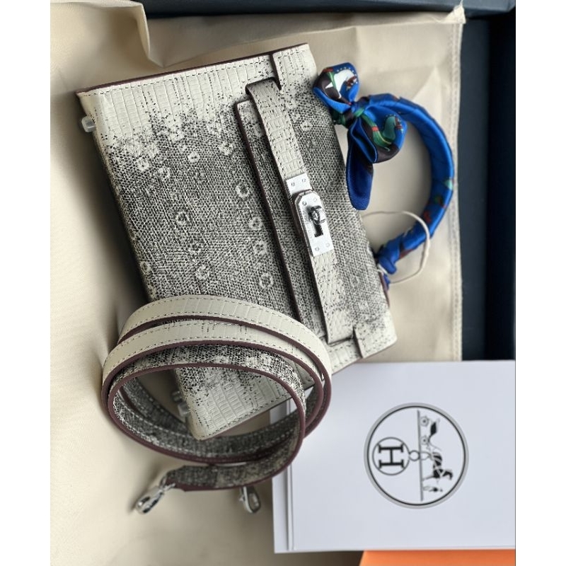 Túi H.m kelly mini dập da rắn