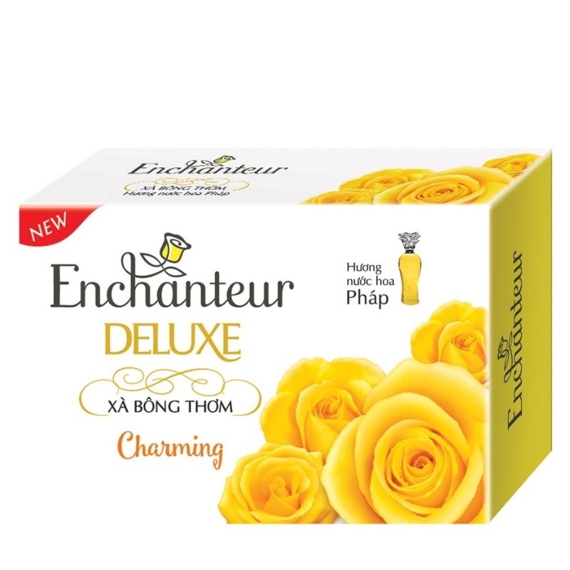 Xà bông/xà phòng cục Enchanteur Charming/Romantic 90g hương nước hoa Pháp