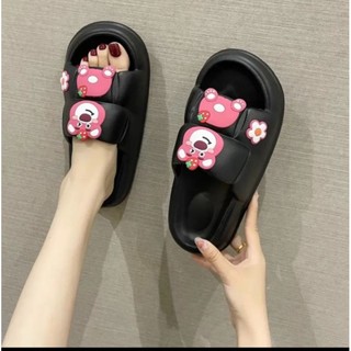Dép bánh mì gấu dâu siêu hot dễ thương