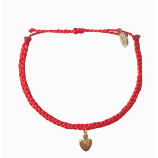 Vòng tay braided letitia solid red