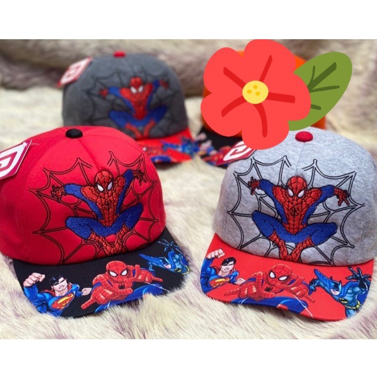Mũ lưỡi trai siêu nhân nhện cho bé, mũ hiphop người nhện cho bé trai