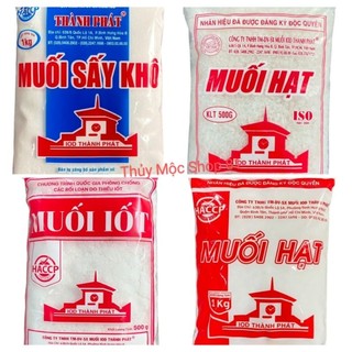 Muối thương hiệu "thành phát" các loại: muối sấy khô - muối hạt - muối iod - muối tiêu