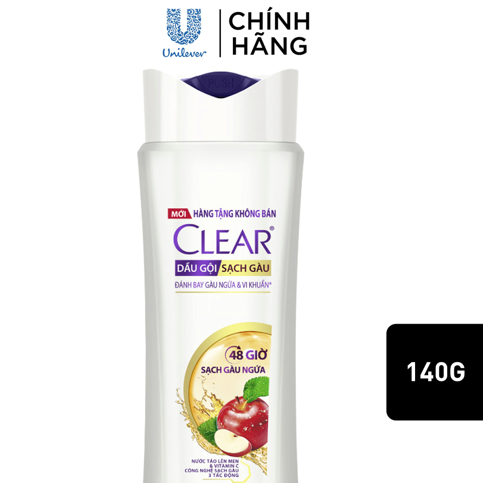 [HB Quà tặng] Dầu Gội Clear 140g (Clear men 3in1/Sạch gàu ngứa) giao mẫu ngẫu nhiên