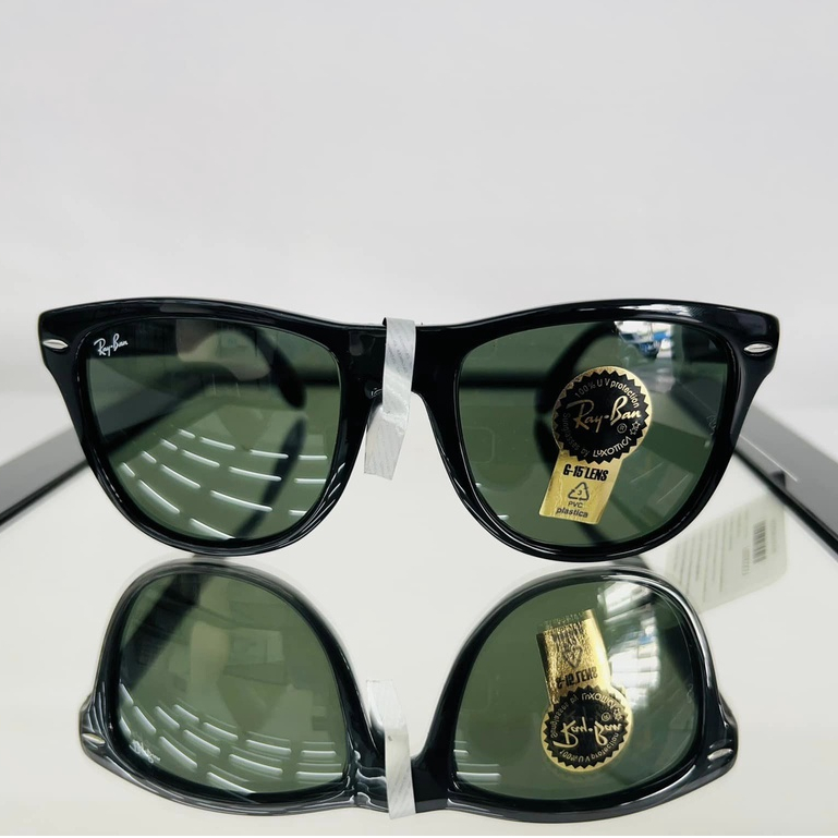 Kính Mát RayBan Wayfarer Folding RB4105/601(54) Rayban gập, gọng đen, mắt xanh (54-20-140)