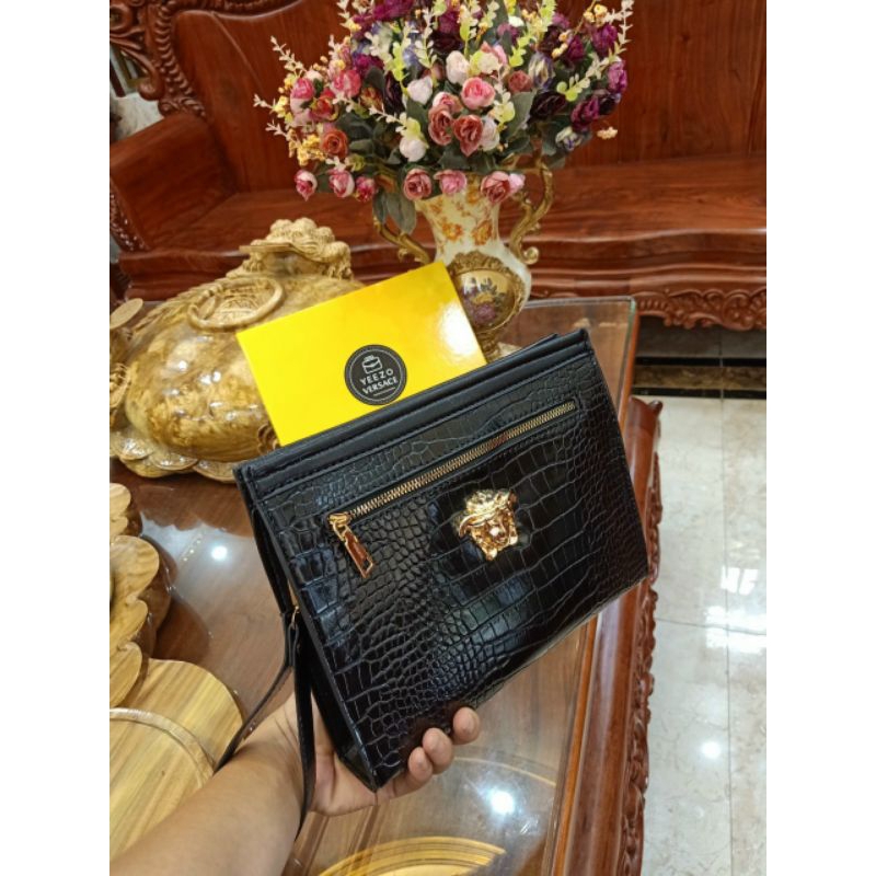 ví cầm tay versace nam