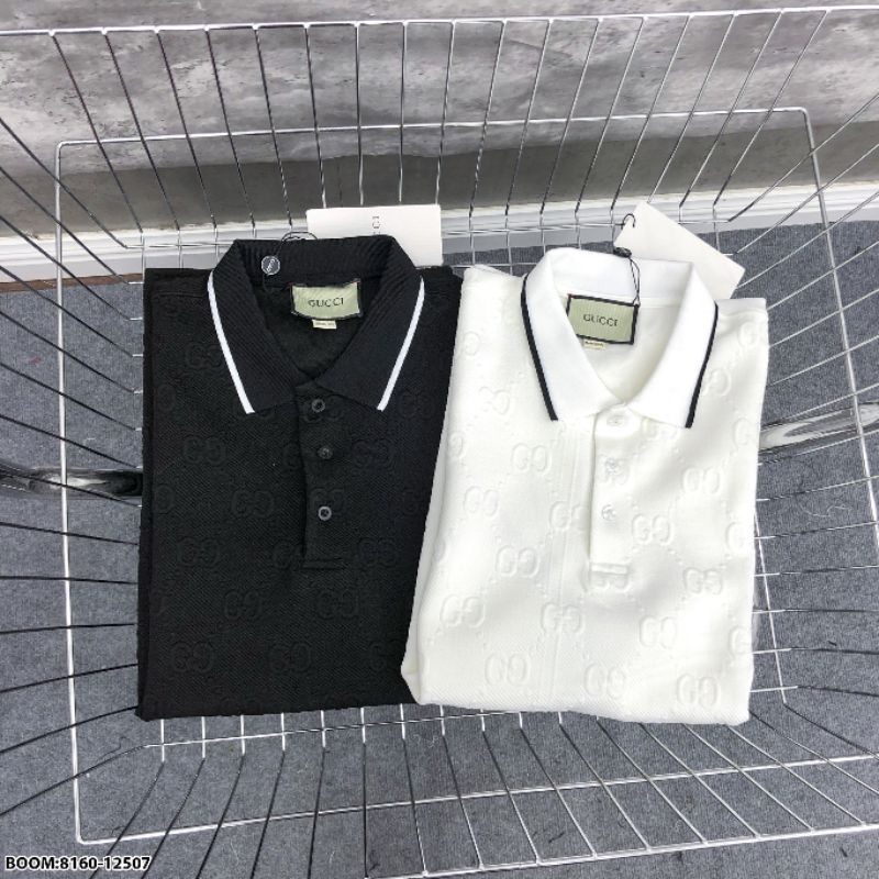 Áo polo nam nữ mẫu mới in họa tiết, kèm ảnh thật_8160