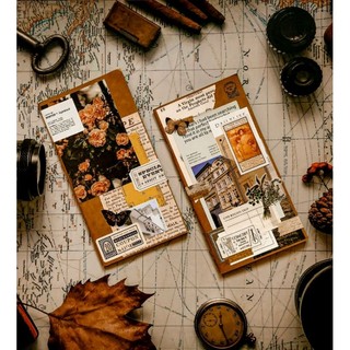 Sổ tay/ Ruột sổ Midori size tiêu chuẩn trang trí vintage