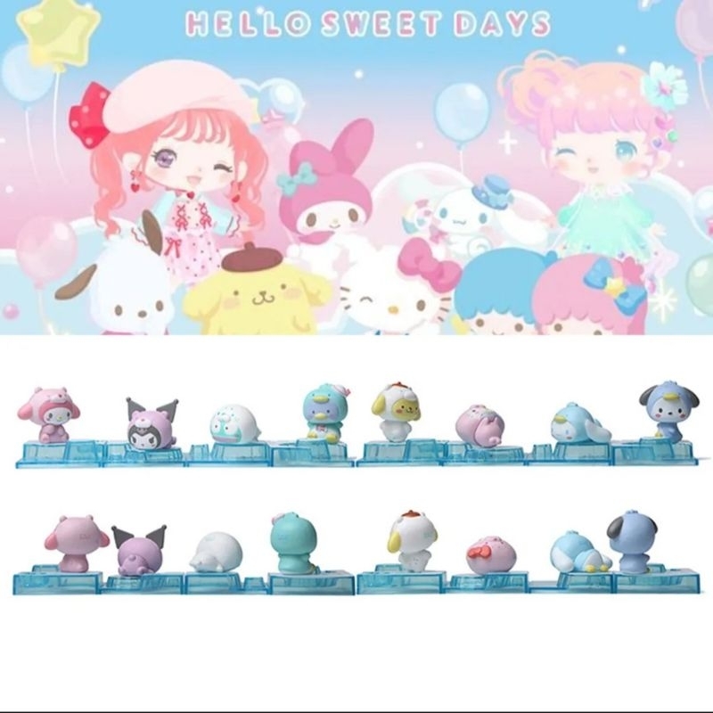 Hộp Mù Sanrio Characters Phiên Bản Bắc Cực Chính Hãng Cinnamoroll Kuromi Melody Purin Pochacco Hello Kitty