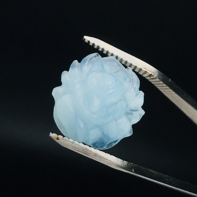 Mặt Hồ Ly Aquamarine tự nhiên