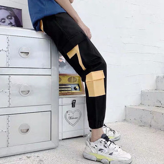 <Cực Chất> Quần Jogger Kaki Túi Hộp Nam Nữ Unisex Phối Màu Chất Kaki Vải Đẹp (7)