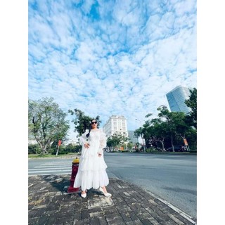Đầm tầng tiểu thư.