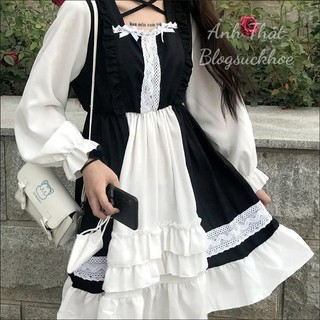 [🔥Sẵn⚡] Váy Lolita Thời Trang Nữ