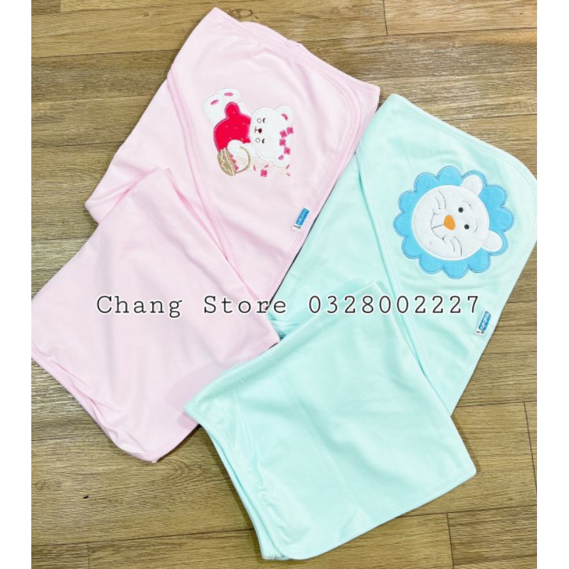 Khăn choàng ủ bé ngủ / khăn choàng đi đường cotton cao cấp Bosbaby