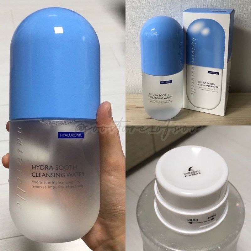 Nước tẩy trang Histoire naturelle Hydra Sooth Cleansing Water Date mới