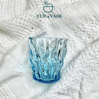 Ly Thủy Tinh CUP & VASE Uốn Lượn Phong Cách Hàn Quốc LY006