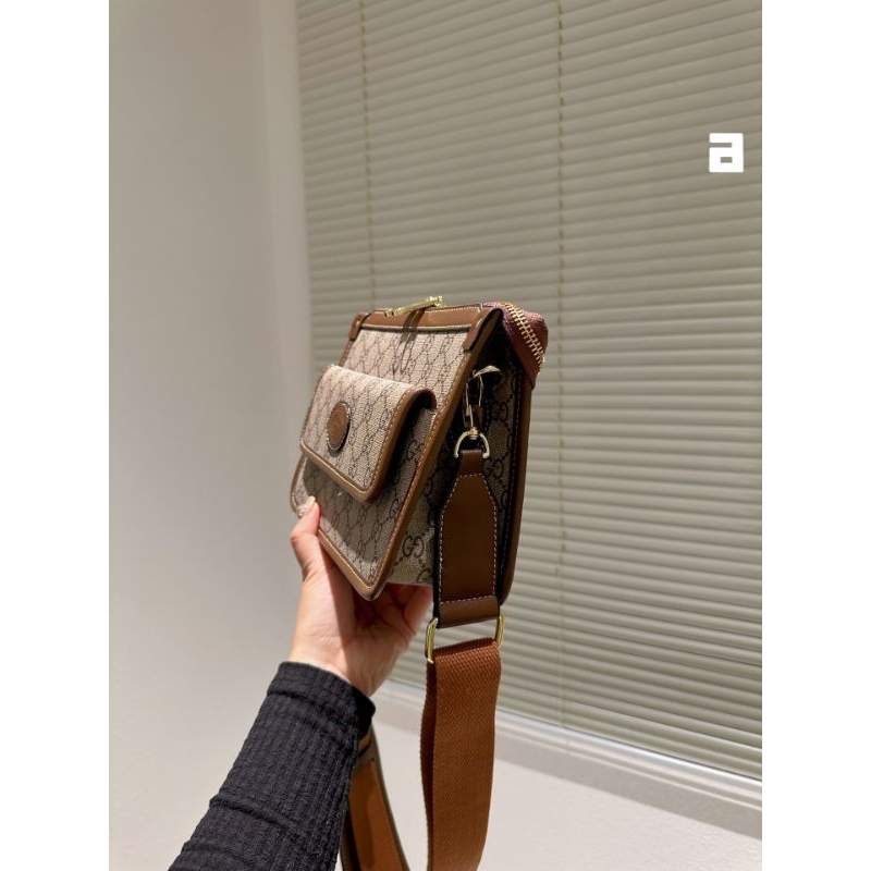 Túi đeo chéo nam G.C RETRO da dày dặn sz21x17cm cực chất