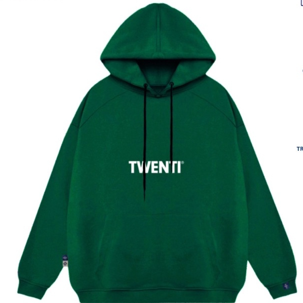 Áo hoodie TWENTI nỉ in basic