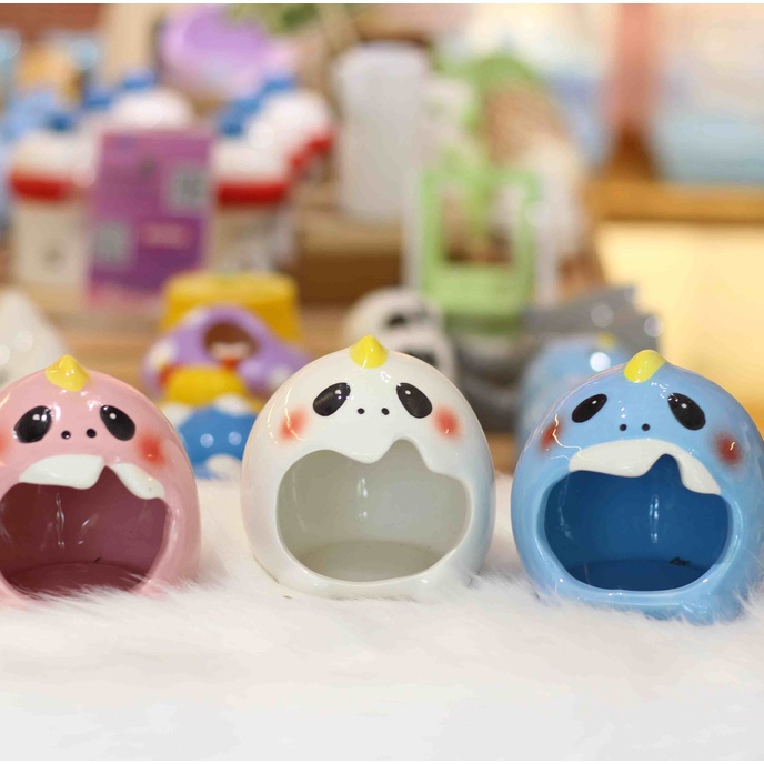 Nhà sứ hình thú đáng yêu - Nhỏ - Ps Hamster shop Cần Thơ Đồ Chơi Hamster Chính Hãng