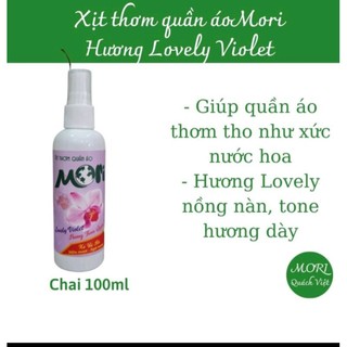 XỊT THƠM QUẦN ÁO MORI