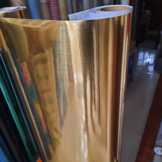 Decal Dán Vàng Đồng, Giấy Màu Vàng Đồng Tráng Nhôm