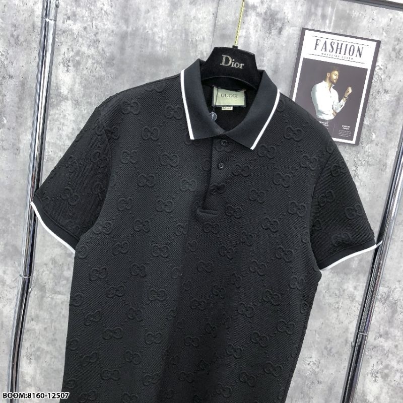 Áo polo nam nữ mẫu mới in họa tiết, kèm ảnh thật_8160