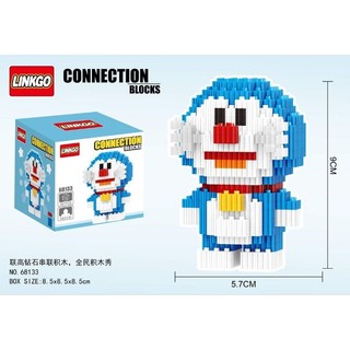 🌸ĐỒ CHƠI LÁP RÁP LEGO 3D HELLO KITTY DOREMON