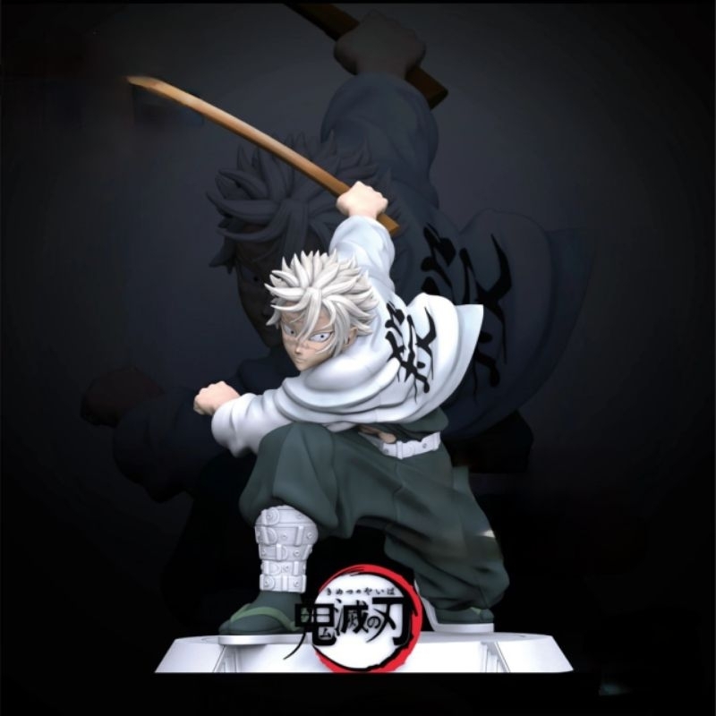 Mô hình Shinazugawa Sanemi - Thanh gươm diệt quỷ - CÓ TÔ MÀU