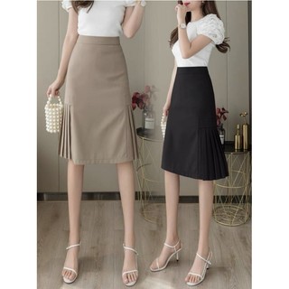 Chân váy công sở xếp ly G500