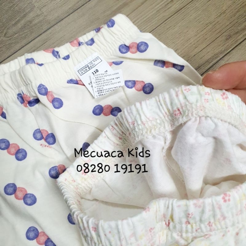 Bộ lửng cotton cho bé/bé gái/bé trai vải xuất Hàn