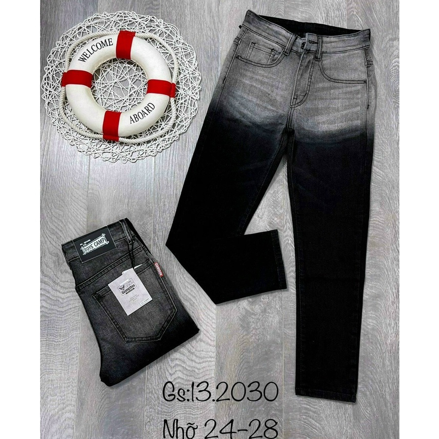 Quần jean nam loang hai màu thời trang co giãn thoải mái thấm hút tốt