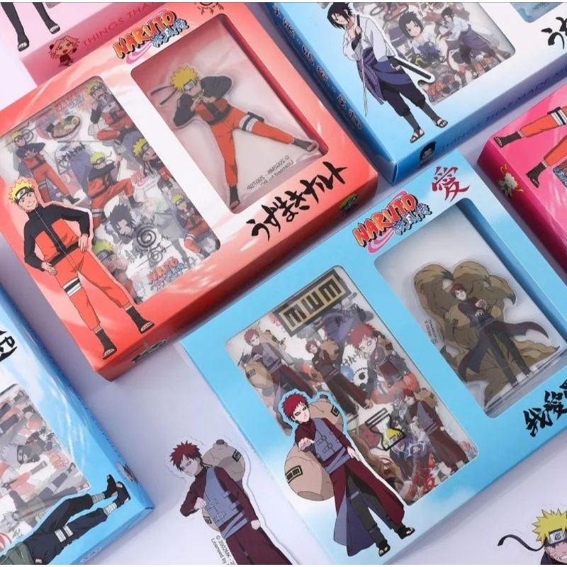 Standee + sticker naruto được ủy quyền chính hãng