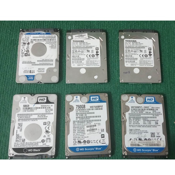 Ổ Cứng HDD 1TB 750GB 500GB Dùng Cho Laptop-PC,Camera Đầu Ghi