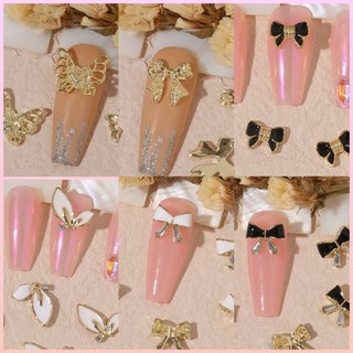 Charm nơ,charm bươm loại sịn trang trí móng tay