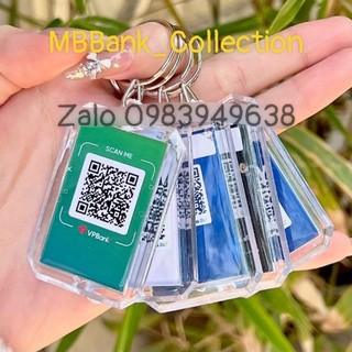 Móc khóa Mica in Mã QR code theo Yêu cầu cực đẹp