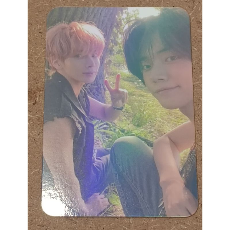 thẻ ảnh photocard holograme naver shopping live txt official juntae chính hãngyeonjun taehyun offici